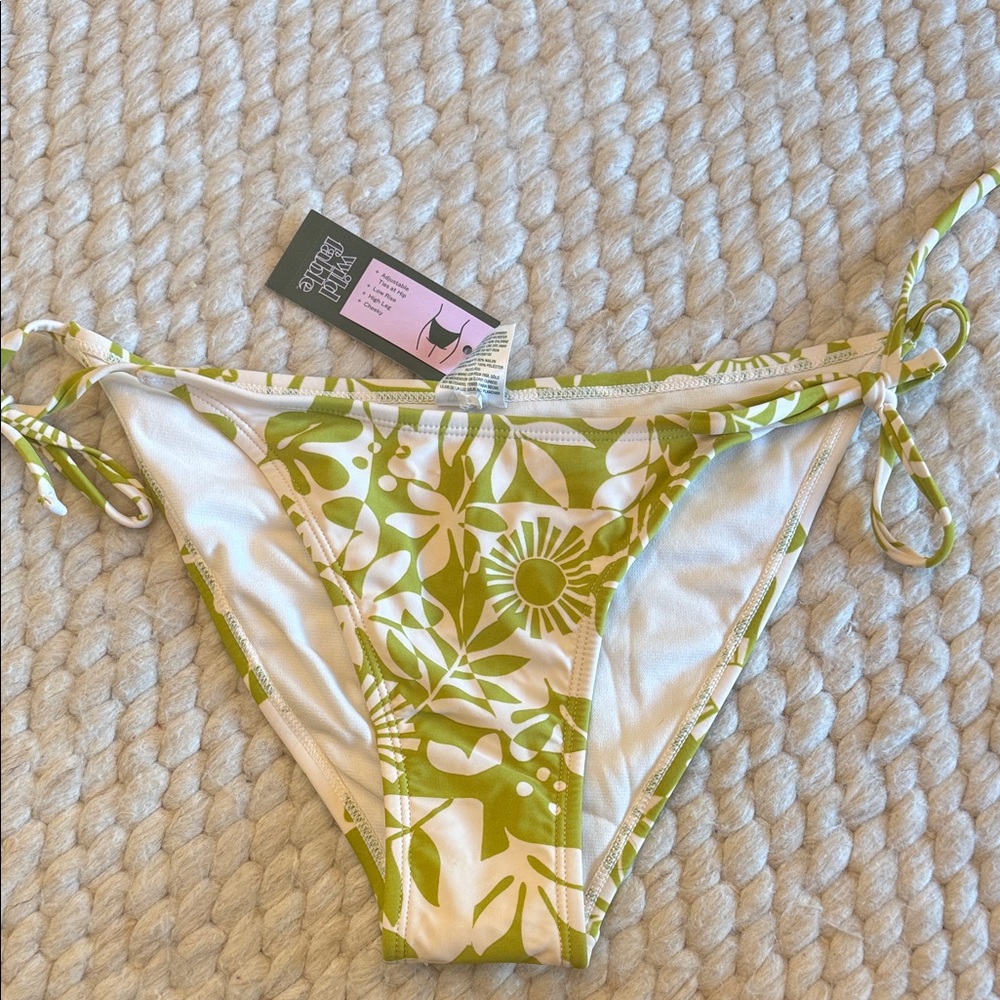 Wild fable Olive Floral Bikini Bottom